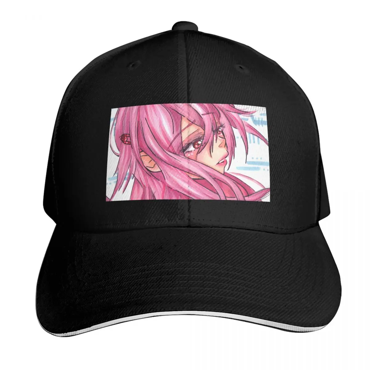 Guilty Crown Inori Baseball Cap Summer Beach Travel Streetwear Hip Hop Trendy Vintage Retro Embroidered