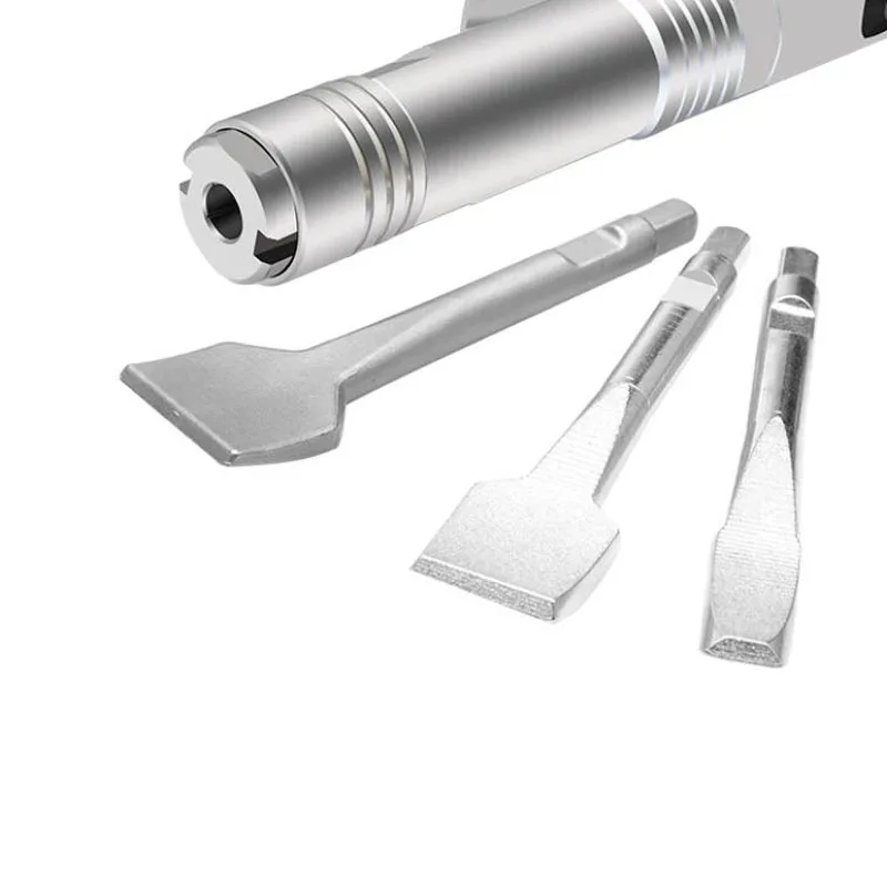 Mini Pneumatic Chisel Set Handheld Welding Slag Remover 7000BPM With 3 Interchangeable Chisel Bits