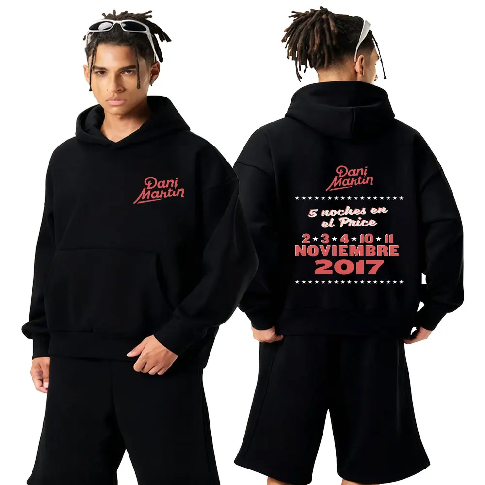

Рэпер Дани Мартин Noviembre 2025, толстовка с капюшоном для мужчин и женщин, модный флисовый пуловер, повседневная уютная толстовка с длинными рукавами, уличная одежда