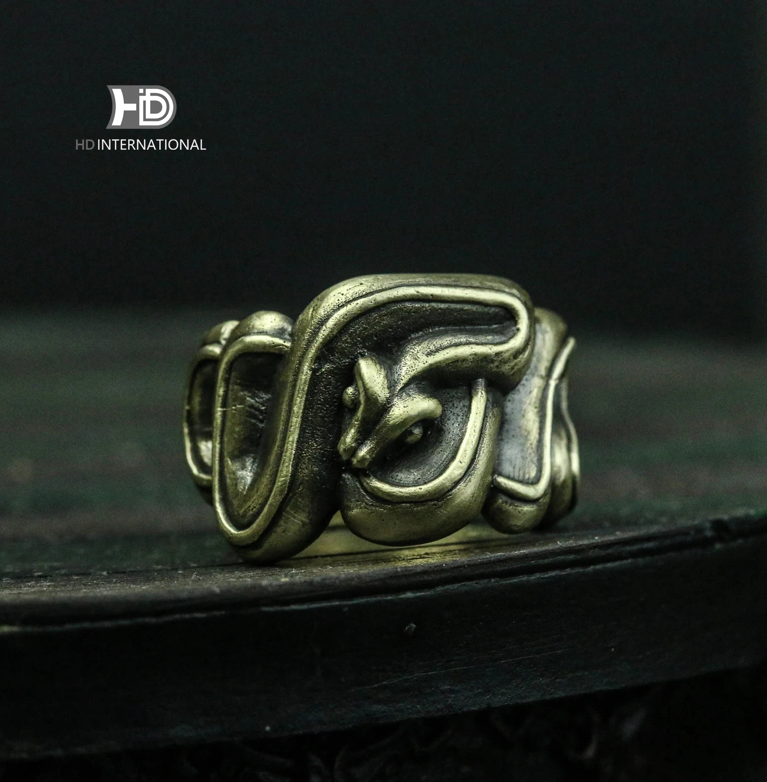 

Snake Ring Viper Ring Medusa Ring Stacking Ring Snake Ring Magic Eye Ring Reptile Ring Brass Craftsman Making Jewelry