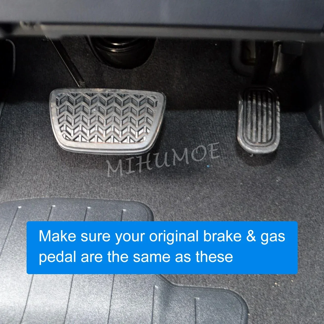 For 2010-2023 Toyota Land Cruiser Prado LC150 J150 Foot Rest Dead Brake Gas Accelerator Pedal Cover Trim