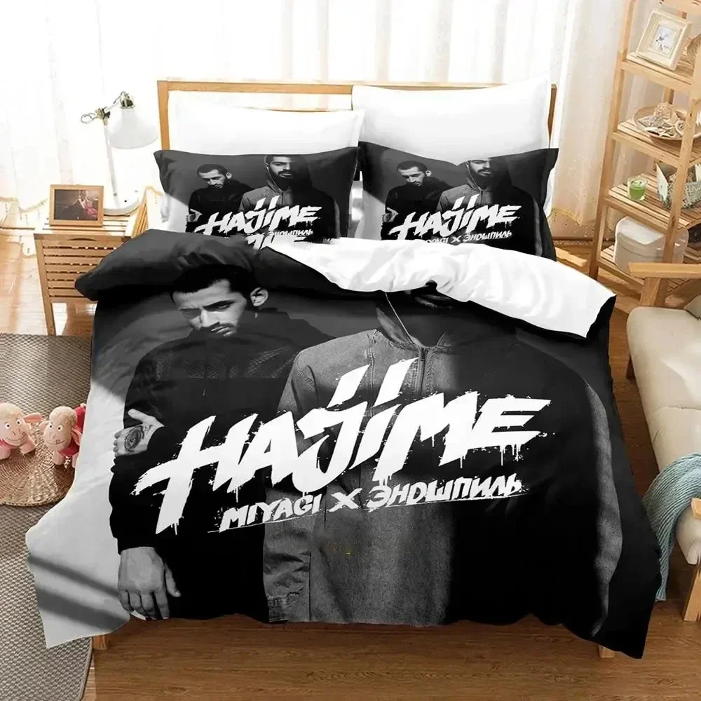 

Hajime, Pt. 3 Miyagi & Endgame Bedding Set Boys Girls Twin Queen Size Duvet Cover Pillowcase Bed Kids Adult Home Textile