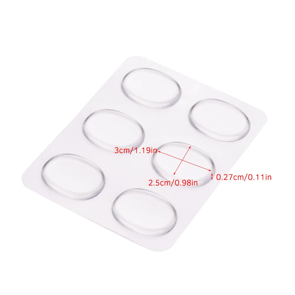 Almohadillas de amortiguación para batería, juego de silenciadores para instrumentos de percusión, almohadillas transparentes para silenciar batería