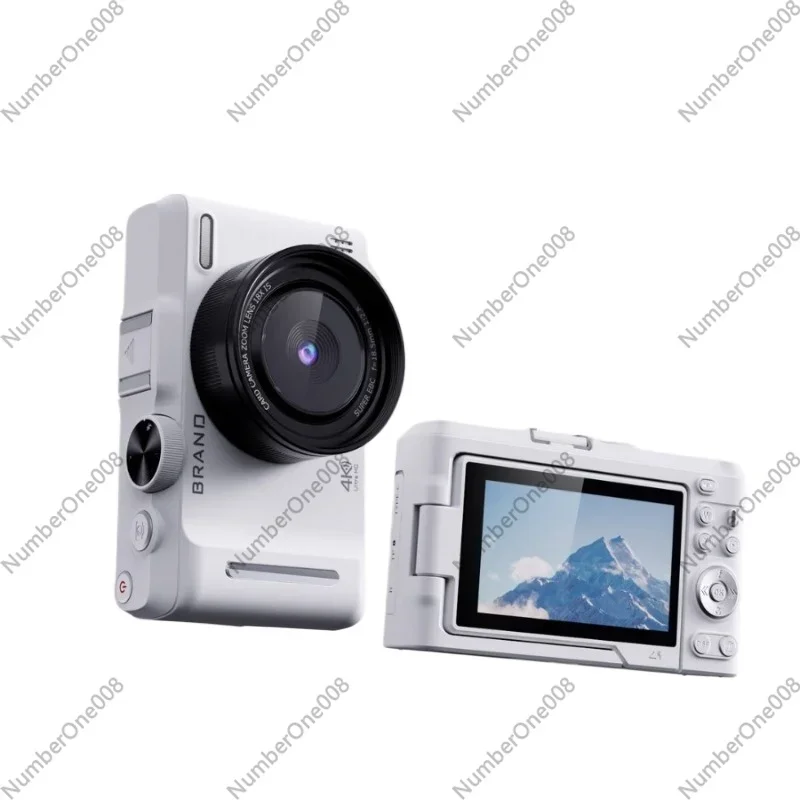 New High-definition Digital Camera, Retro Mirrorless Ccd Camera with Rotating Screen, Selfie & Beauty Camera