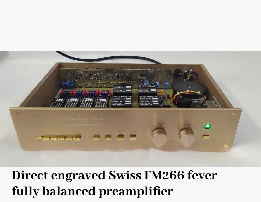 Опорный предусилитель Shengyuan класса A, линия FM266MKII, полностью балансный предусилитель лихорадки