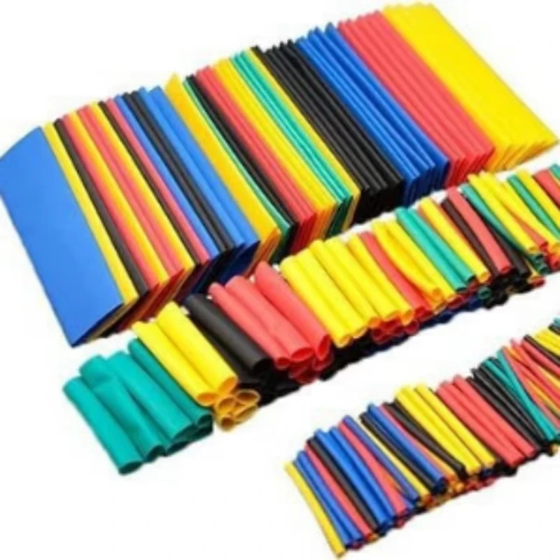 580 pcs Heat Shrink Tubing Kit, 6 Colors 11 Sizes Assorted Sleeving Tube Wrap Cable Wire Kit for DIY