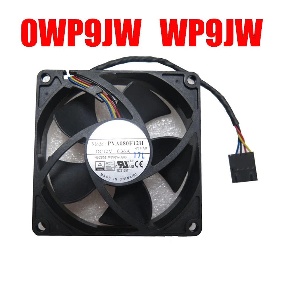 

Вентилятор 0WP9JW WP9JW для DELL Precision 5820 7820 Tower PVA080F12H-P13-AB DFB762012PS0T AFC0812DD DC 12 В 0,36 А 80x80x20 мм Новый