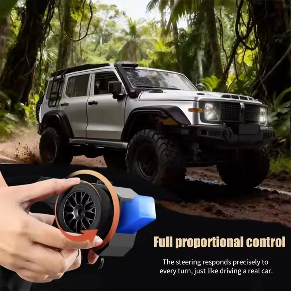 1:12 Full Scale 4WD OFF Load Climbing Car RC CAR Fully Proportional Remote Control Off road Vehicle 2.4G Car RTR Adult Gifts Toy