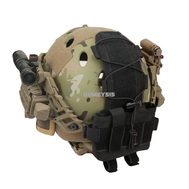 Tactical Helmet Battery Pouch Helmet Counterweight Pack Outdoor CS Airsoft Hunting FAST Helmet Battery Bag Accessories