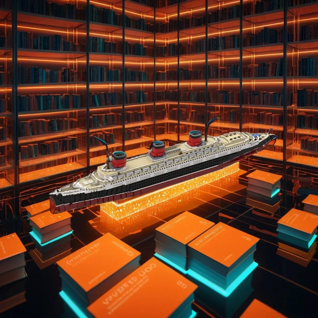 3638pcs MOC Creator Expert SS Normandie Building Instructions Only Model Building Blocks Construction DIY Christmas Gift Toys