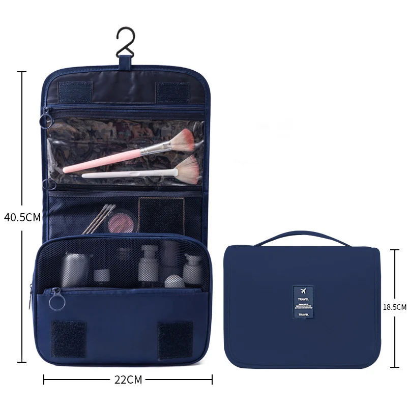 

Large Capacity Multifunctional Portable Waterproof Makeup Bag With Handheld Hook Crossbody Essential For Home And Travel