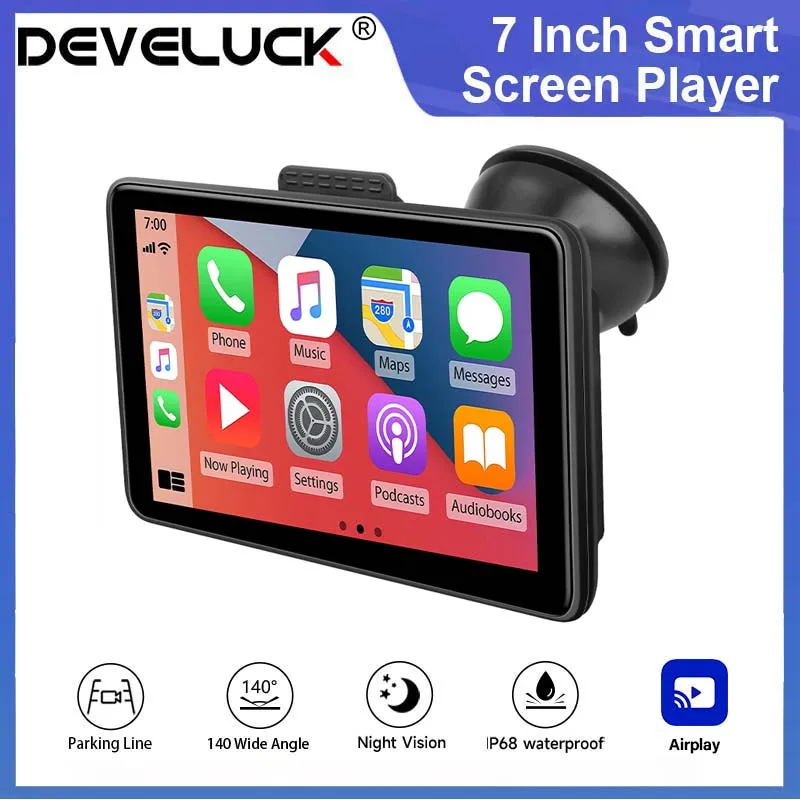 

Universal 7 inch digital Wireless Carplay Android Auto Radio Player Bluetooth 2.5K Dual Camera Smart for Nissan Toyota VW Ford