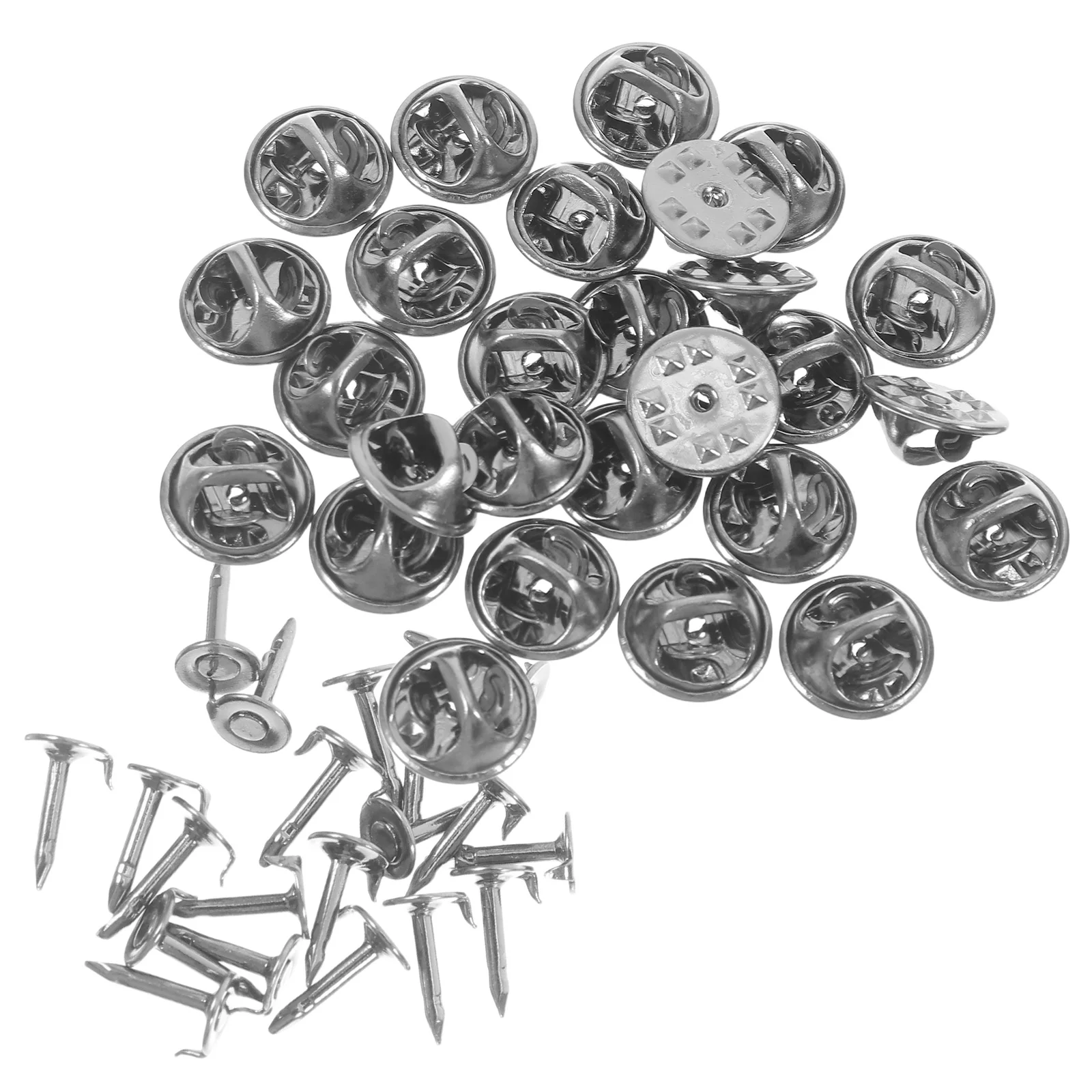 

100 Pcs Butterfly Hat Buckle Copper Safety Clasp Brooch Locking Pins Durable Badge Materials Craft Supplies Jewelry Components