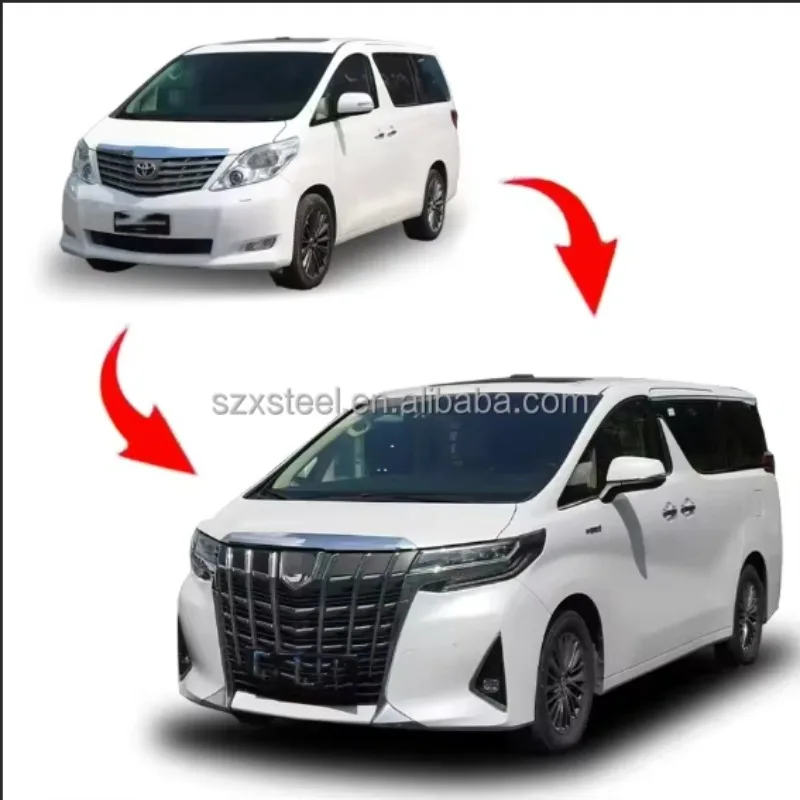 تم ترقية سلسلة 20 لـ Alphard الأكثر مبيعًا في المصنع إلى الإصدار الفاخر من السلسلة 35، والتي تتميز بخطوط الخصر في كلاهما