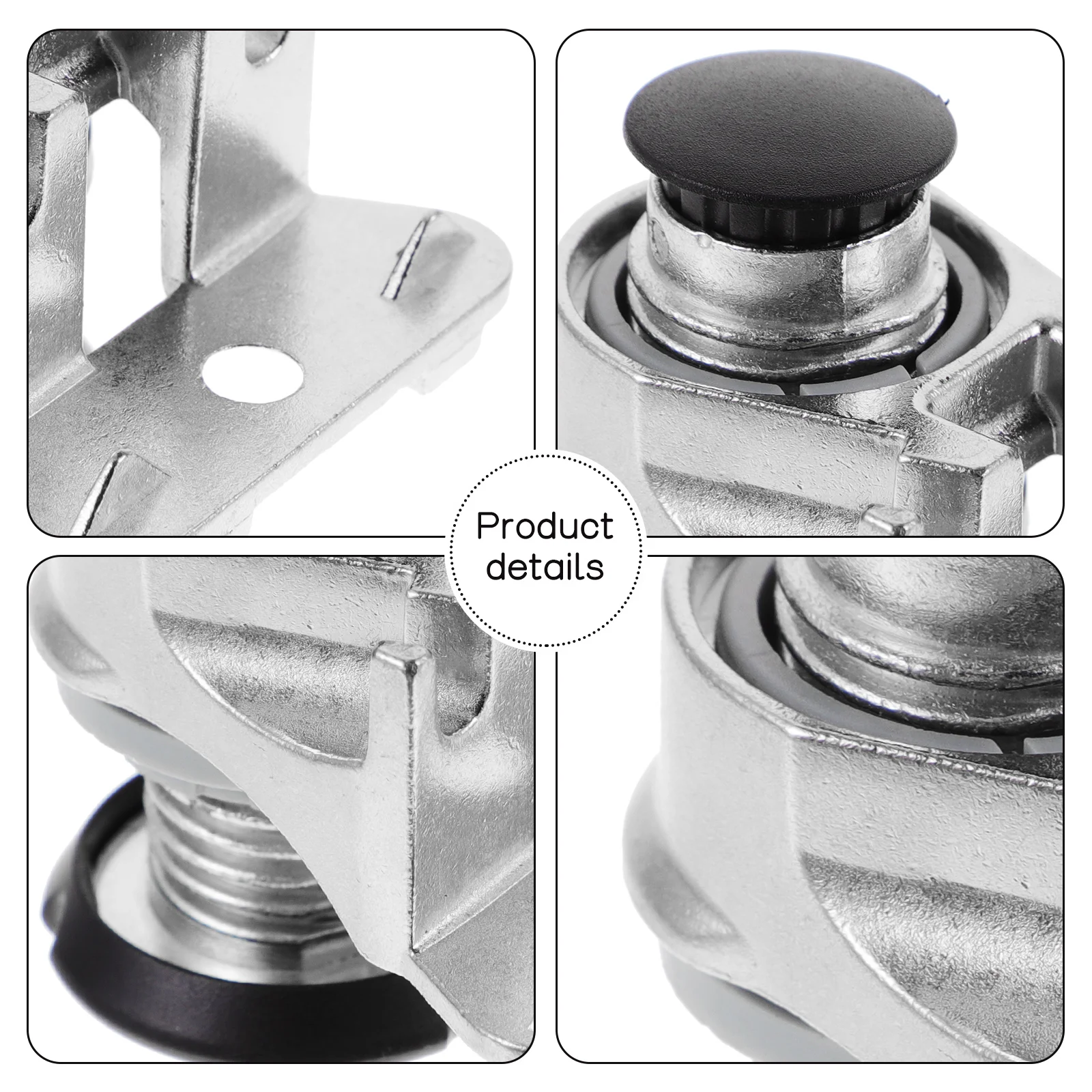 4 Pcs Adjustable Furniture Feet Desk Legs Levelers Out Door Material Zinc Alloy