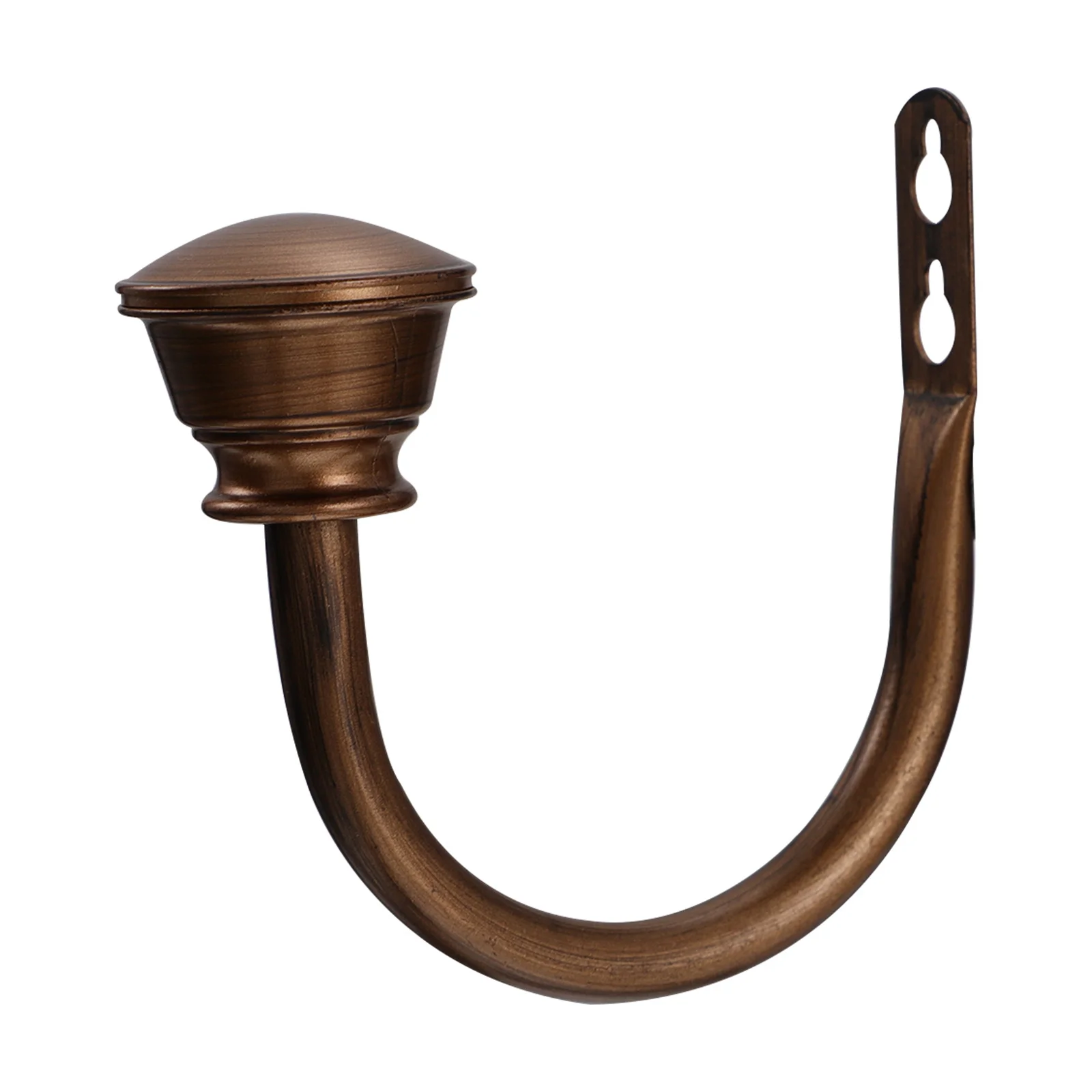 

2Pcs Home Curtain Hooks U-Shape Design Wall Hook for Coats Towels Hats Clothes Kitchen Bathroom Closet Garage Storage Solution