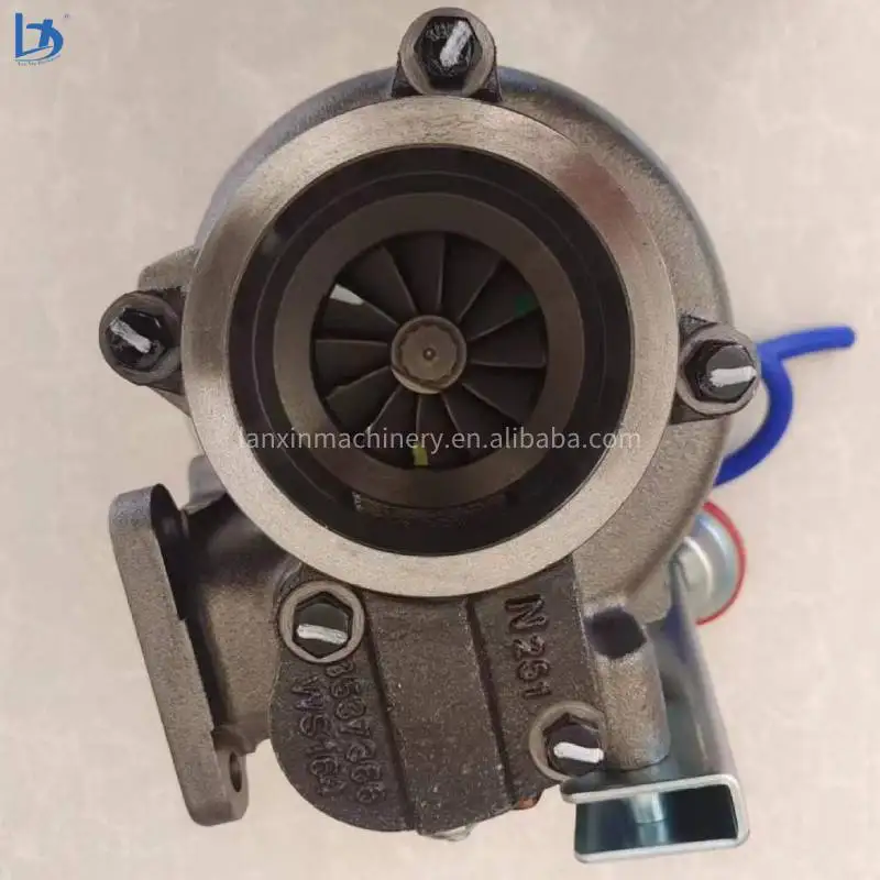LANXIN Excavator Engine Parts Supercharger 6D114 6743818040 674381-8040 Used For Komatsu PC360-7
