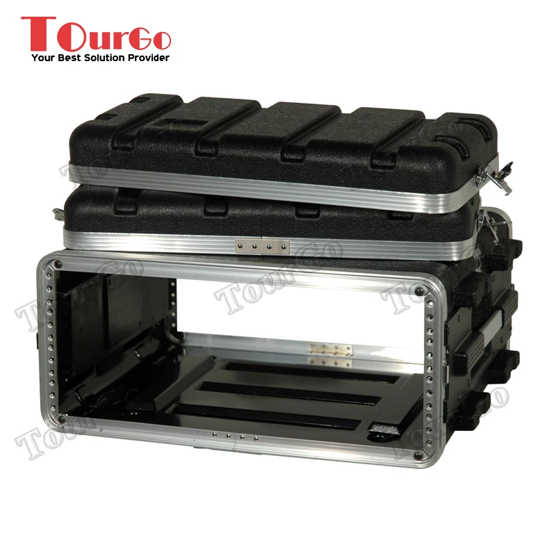 TourGo 3U (3Ru) ABS Rack Case 19 Zoll Rackmount Combi Flight Case Griechenland