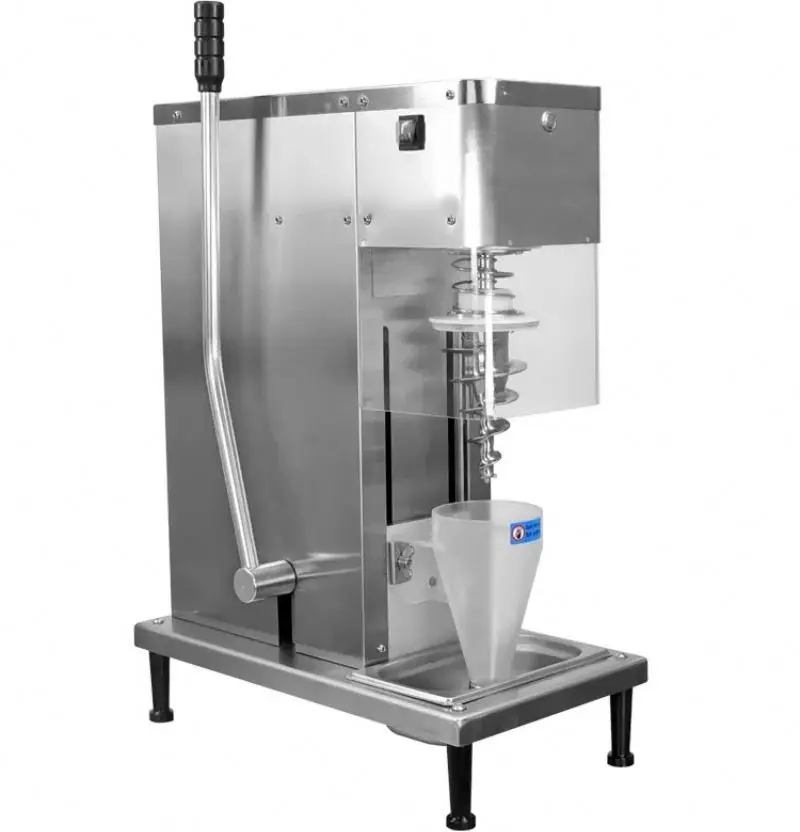 

Fruit Smoothie Chocolate Milk Shake Plain Yogurt With Twith Frozen Fruit Commercial Desktop Soft Serve Ice Cream Mixer Machine