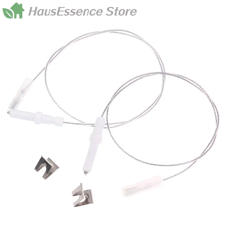 ※1Pc Gas Cooktop Stove Spare Igniter Electrode Spark Plug With Wire Ignition Ceramic Pin Ceramic Height 35mm 40mm For Gas