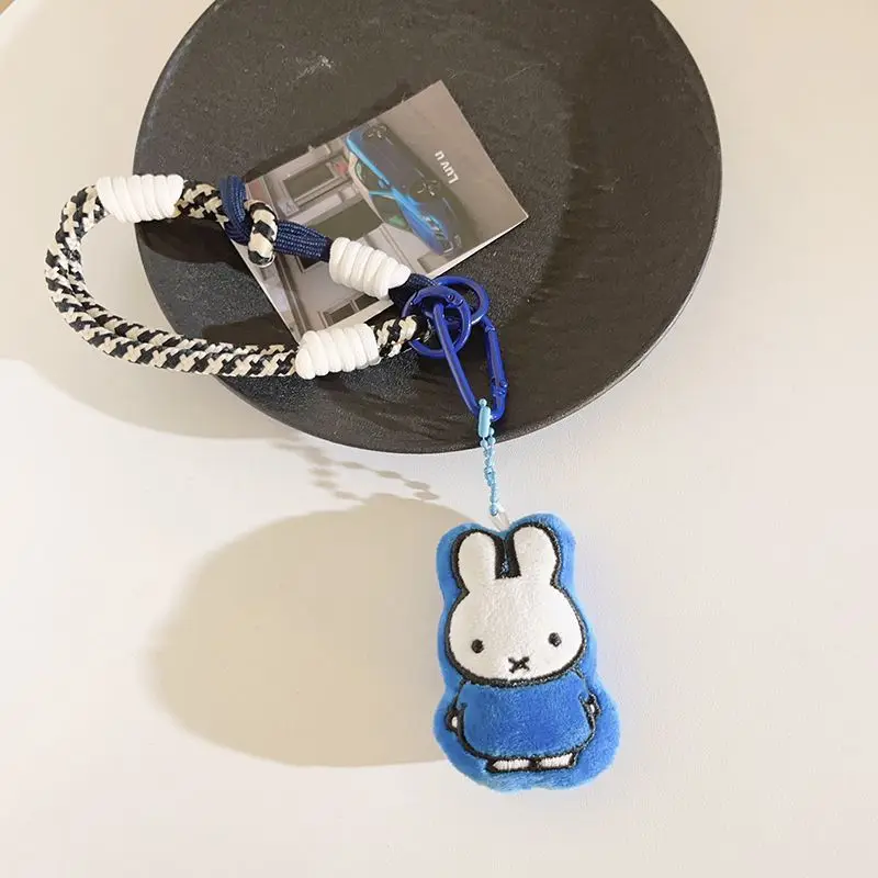 

New Kawaii Miffy Rabbit Pendant Super Cute High Beauty Bag Pendant Doll Keychain Children's Toy Gift