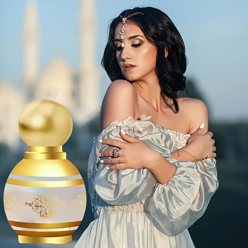 

A captivating Arabian fragrance, combining sweet vanilla, rich floral notes, and warm oriental spices to deliver a timeless olfactory experience. Long-lasting and suitable for any occasion.