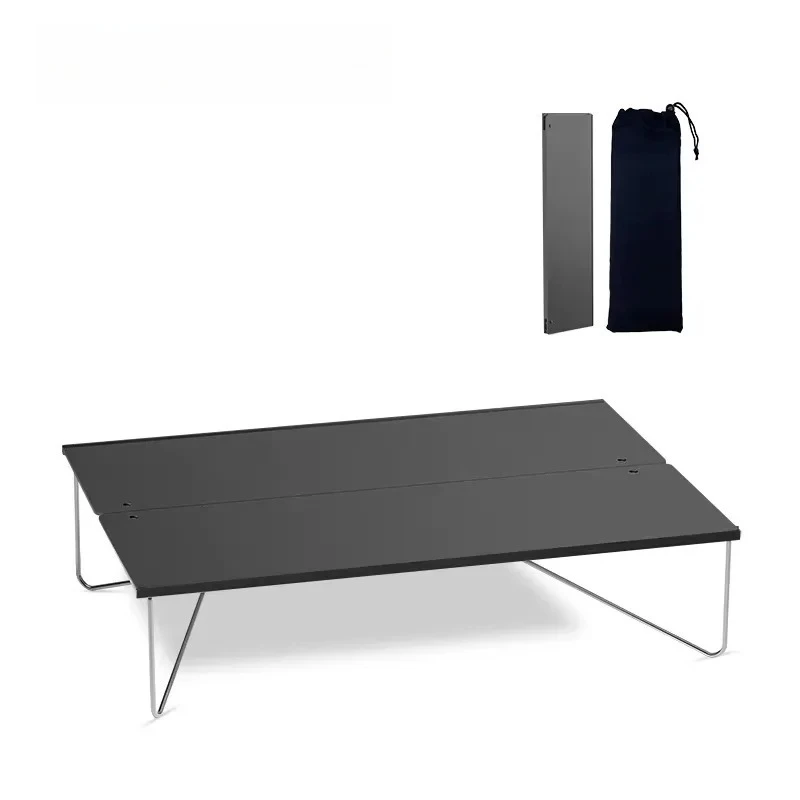 Pop-Up Outdoor Mini Portable Table Ultralight Aluminium Alloy Folding Coffee Table for Hiking Picnic BBQ Camping