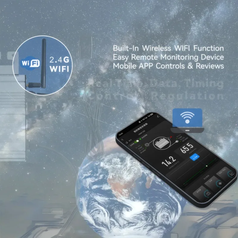 1000W/1250W PV Battery Simultaneous Use Grid-Tied 180–265VAC Solar Micro Inverter Export  with WiFi IP65 Waterproof