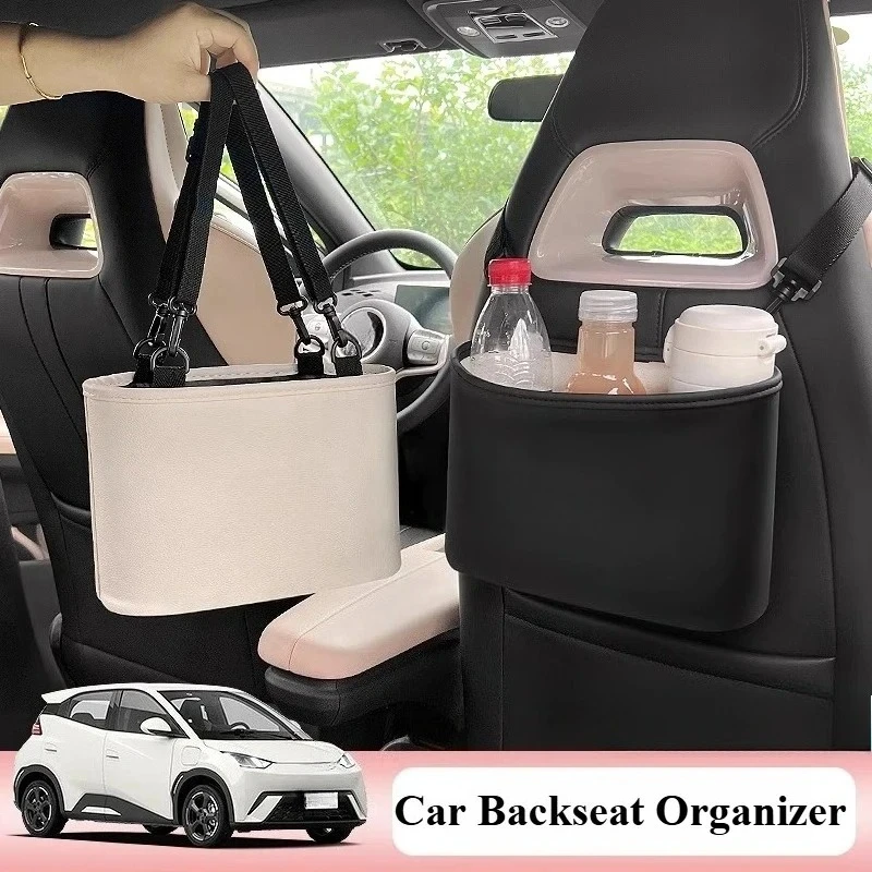 

Для BYD Seagull Dolphin Yuan Song Plus сумка для хранения спинки сиденья автомобильный мусорный бак подвесная сумка принадлежности для украшения автомобиля автомобильные аксессуары