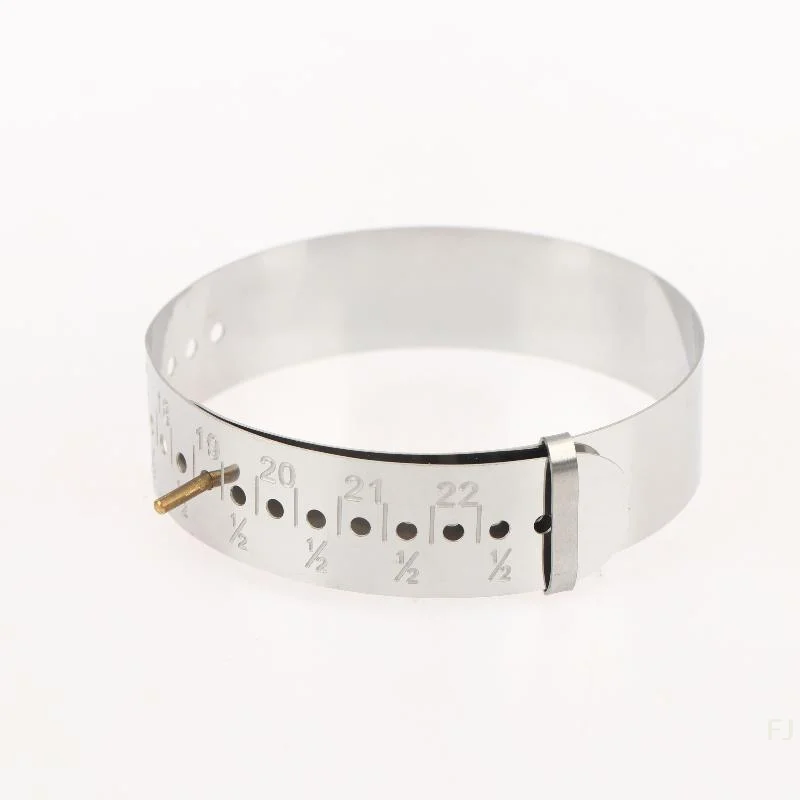 [YU]1pcs  Stalness Steel Bracelets Sizer Gauge Measure Bracelet Measuring Equipment for Diy Jewelry Tools Making Accessories