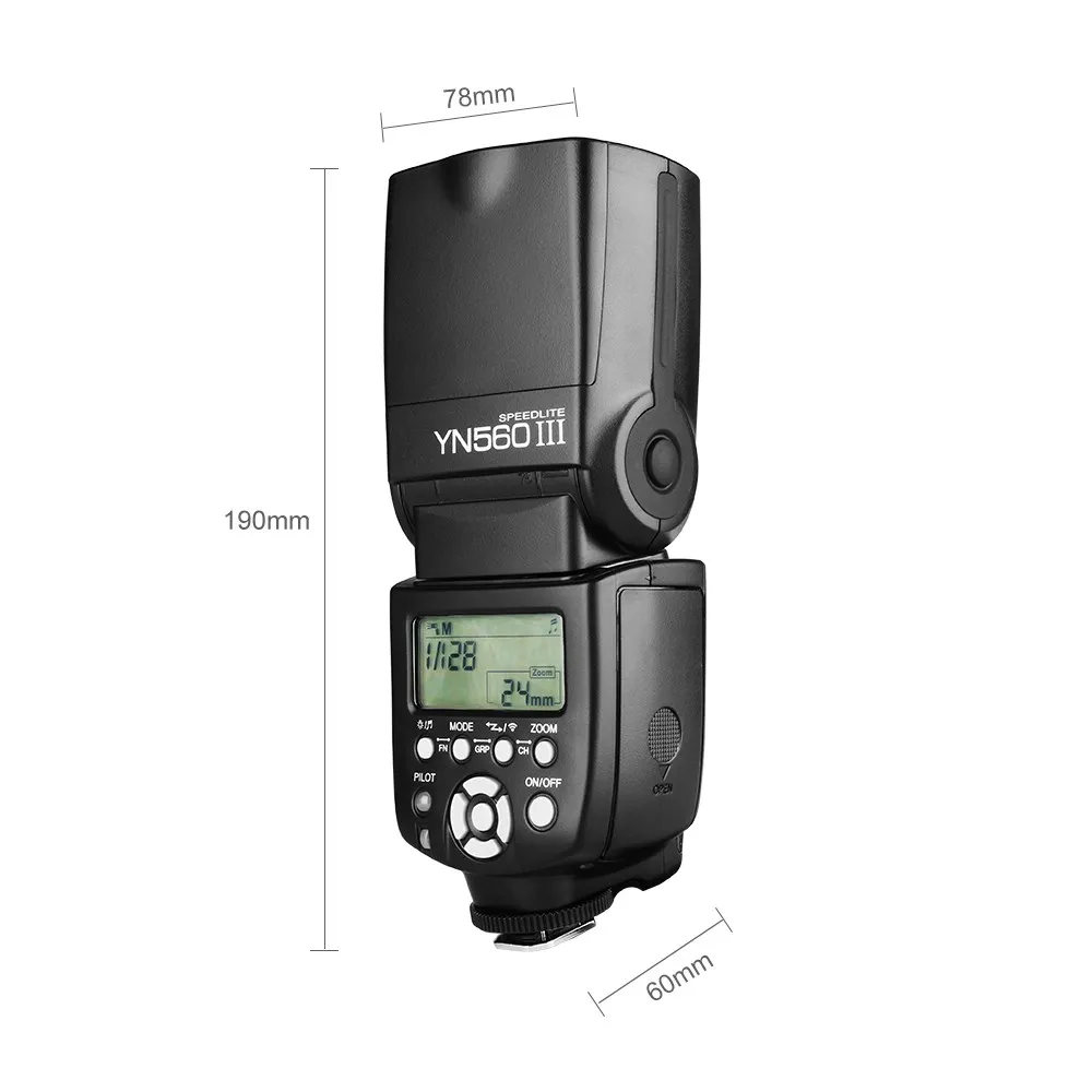 Yongnuo YN560III Professional Flash Speedlight Flashlight Yongnuo YN 560 III for Canon Nikon Pentax Olympus Camera