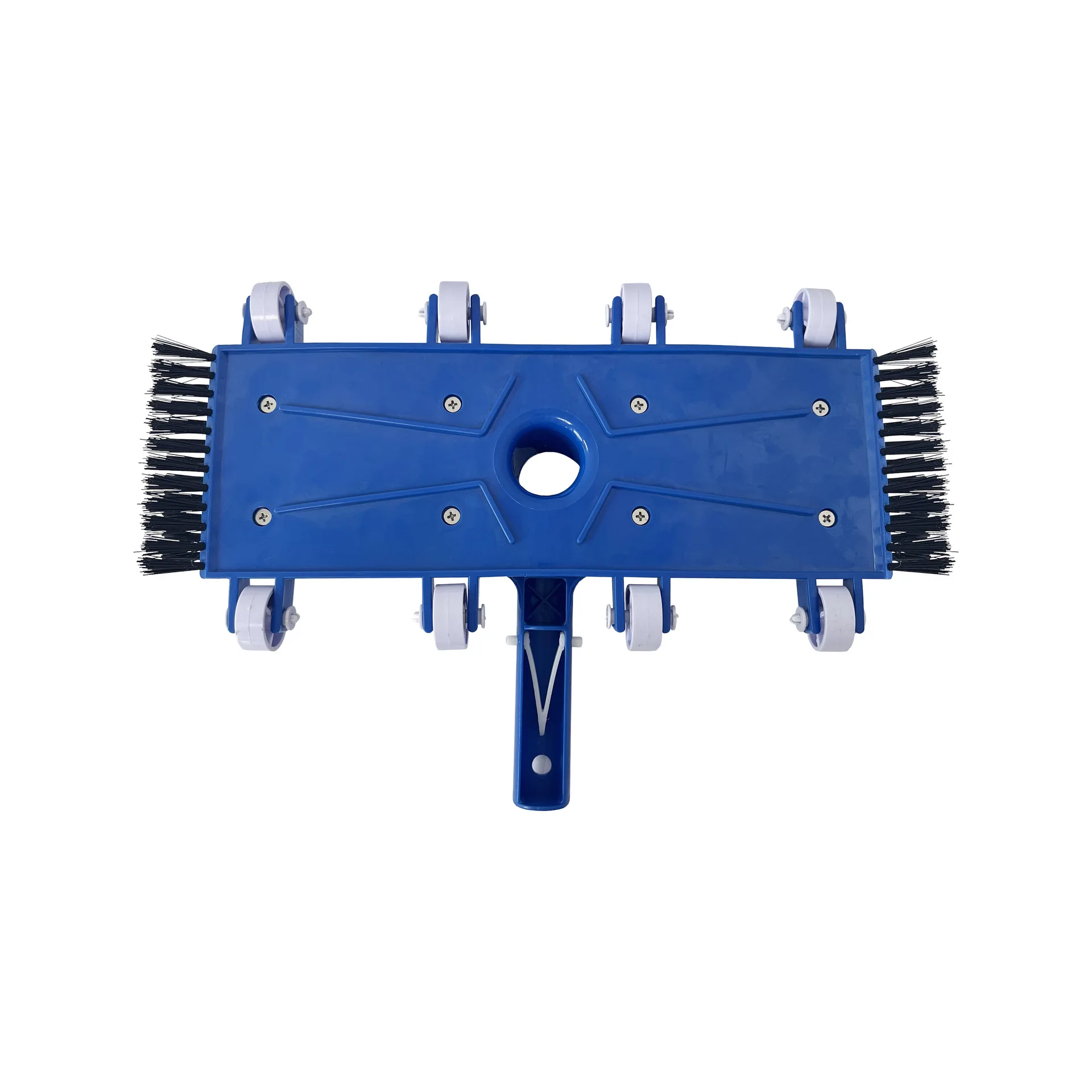 Flexible Pool Vacuum Head with Side Brush Weighted Iron Bottom Underwater Cleaning Tool For Swimming Pool