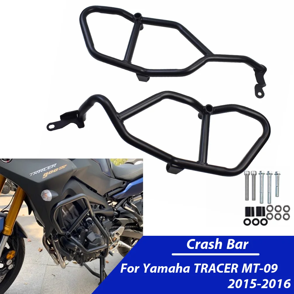 

﻿ ﻿ Защита двигателя мотоцикла, защита бампера для YAMAHA MT-09 2015-2016 MT09, седельная сумка, боковая коробка, защитная рамка, аксессуары ﻿