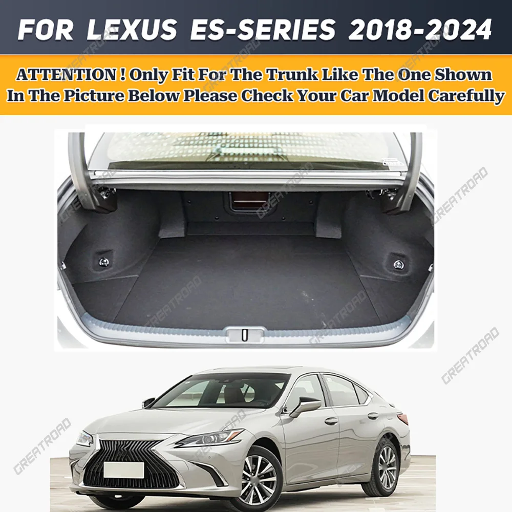 

GREATROAD For Lexus ES Series Hybrid/Non-hybrid Auto Full Coverage Trunk Mat Car Protective Pad Cargo Liner Interior Accessories