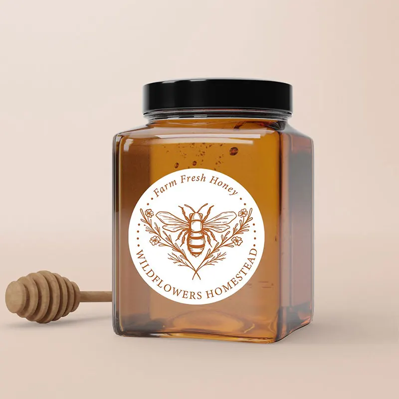 

Personalized Honey Jar Labels Honey Jar Wedding Favor Stickers Raw Honey Label Friendly Wedding Stickers Bridal Shower