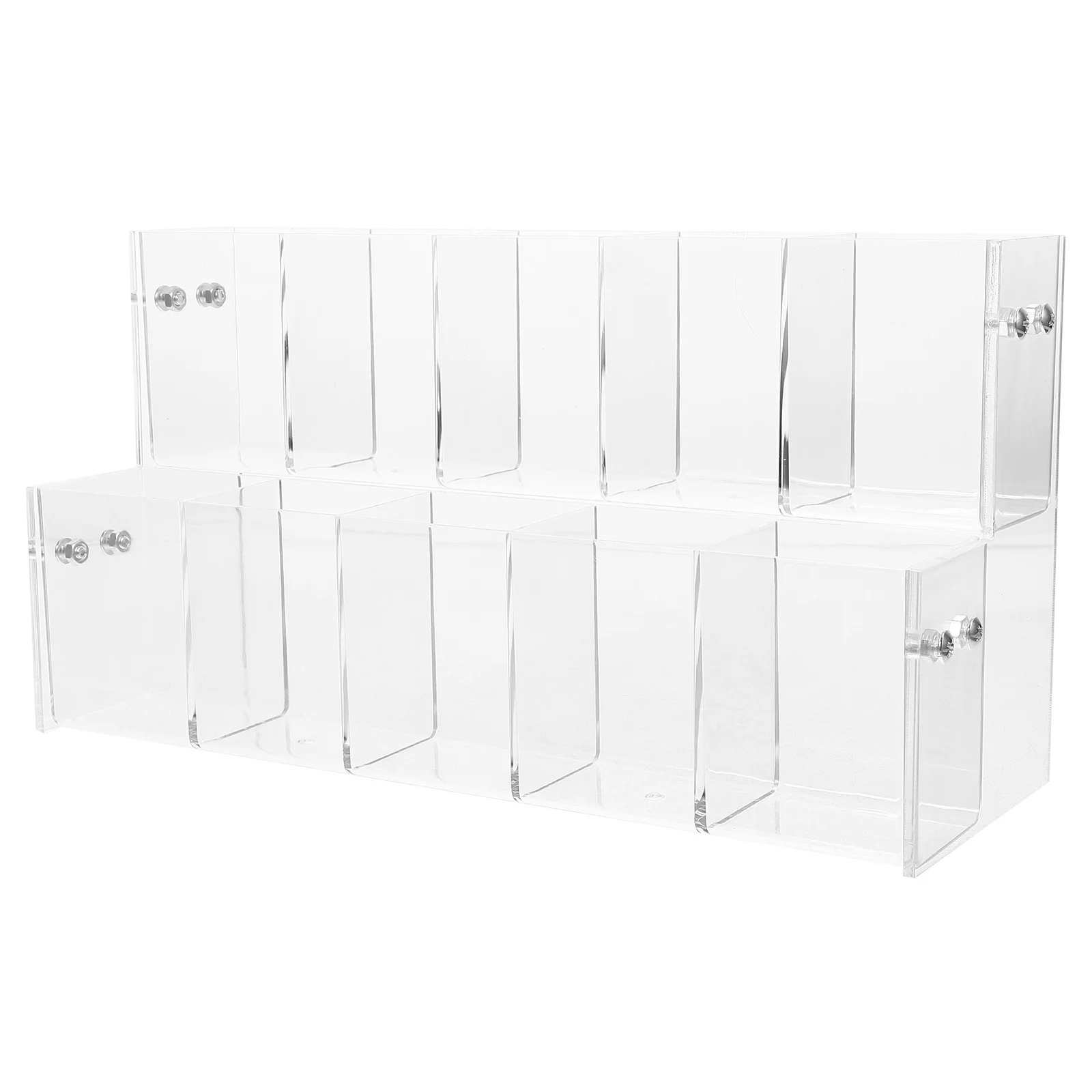 حامل قلم أكريليك رف عرض أدوات مكتبية منظم قلم تحديد شفاف حامل تخزين قلم رصاص منظم للاستخدام المكتبي المكتبي