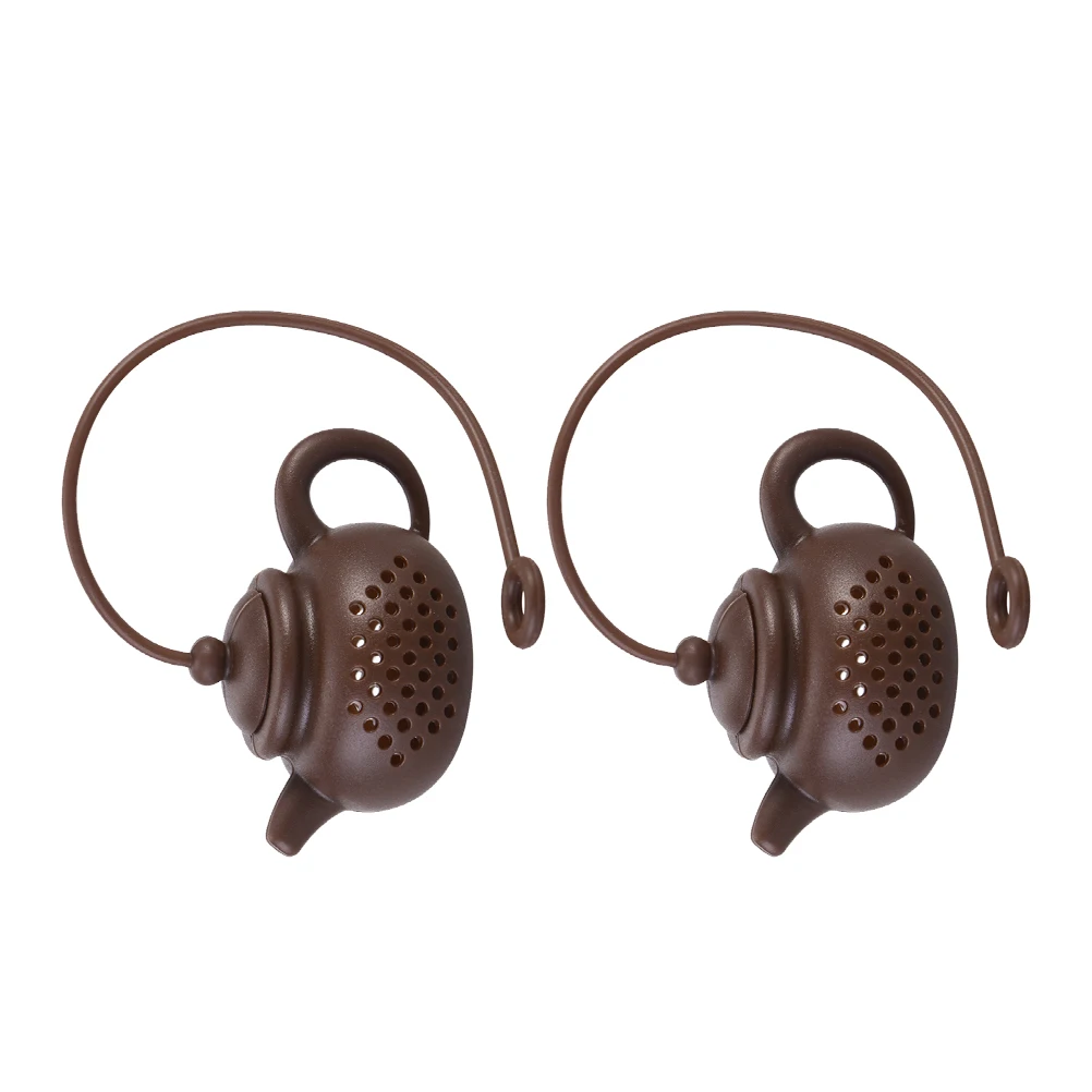 

2pcs Infuser Filter For Loose Leaf Tea Accessories Silicone Strainer For Teapot Teacup Easy Clean Practical Gift Tea