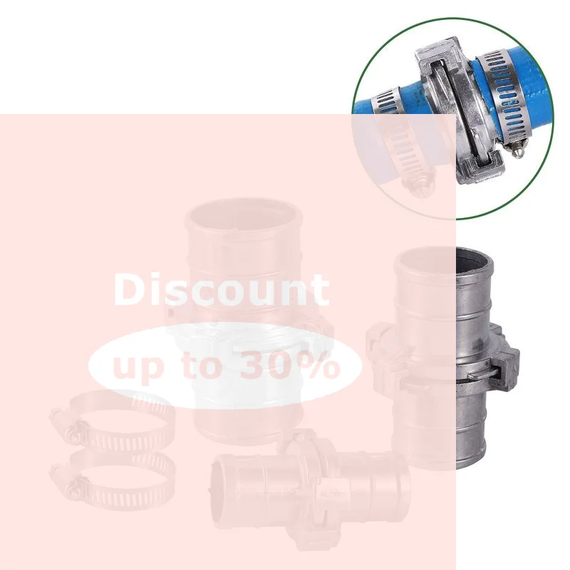 [1'' 1.5'' 2'' Fire Hose Connector Belt Hose Fast Docking Snap Coupling Irrigation Hose Clamp Gardening Agriculture Pipe Fittin