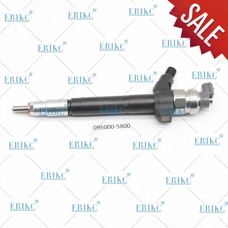 ERIKC Common Rail 0950005800 095000-5800 Diesel Fuel Injector 6C1Q9K546AC for DENSO 5800 Citroen Ford Fiat 2.2