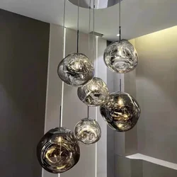 LED Pendant Lights Lava Lamp PVC Lighting for Living Room Indoor Decor Home Fixtures Loft Kitchen Hanging Lamp