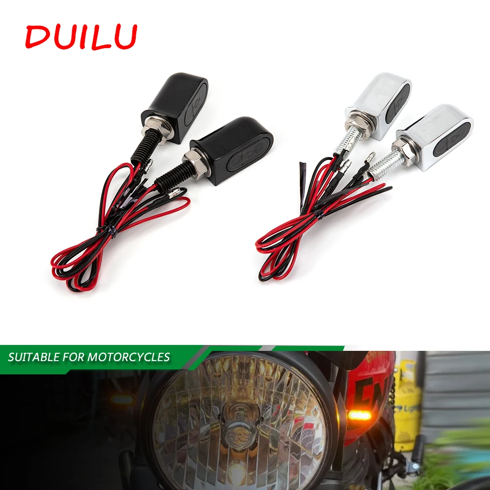 Motorcycle Turn signal Light lamp Indicator Blinker clignotant LED For honda For yamaha kawasaki 12V For Harley Davidson Cruiser