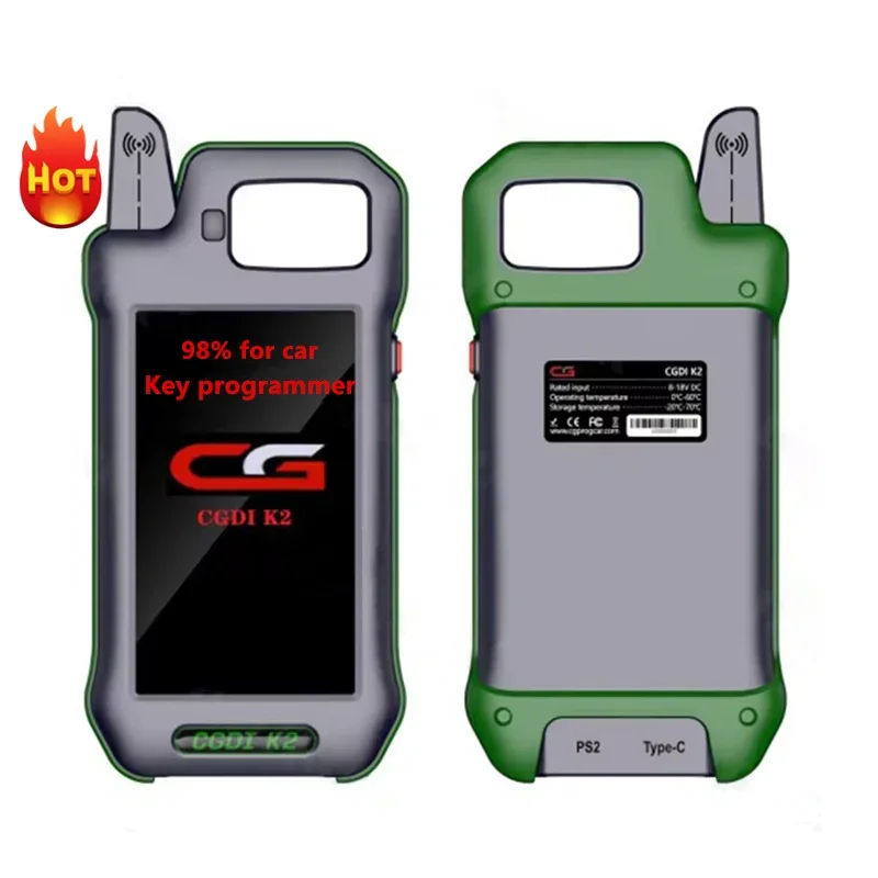 Newest CGDI K2 WIFI Multifunction Supports 96 Bit ID48 Co-py Remote Generator Car Diagnostic Smart Locksmith Key Tool