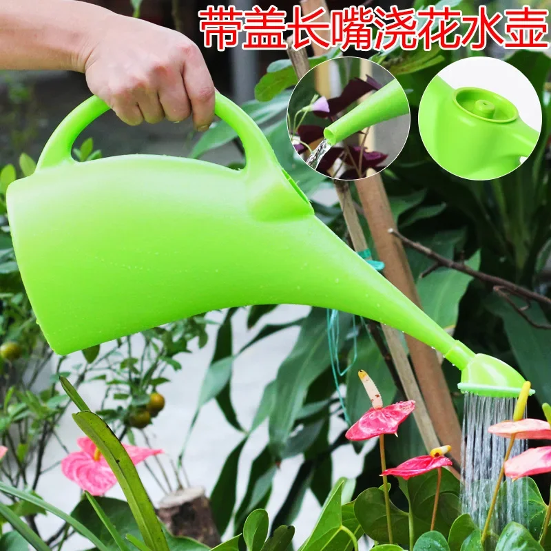 الفم الطويل سقي زهرة النباتات سقي وعاء جرة يمكن وعاء المنزل داخلي صنبور طويل البستنة سقي علب #3