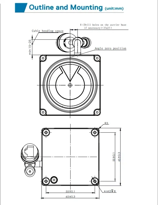 Olei VF1-25 25m ライダー測距レーダー AGV 小型物流車両 障害物回避ナビゲーション エリア検知および保護