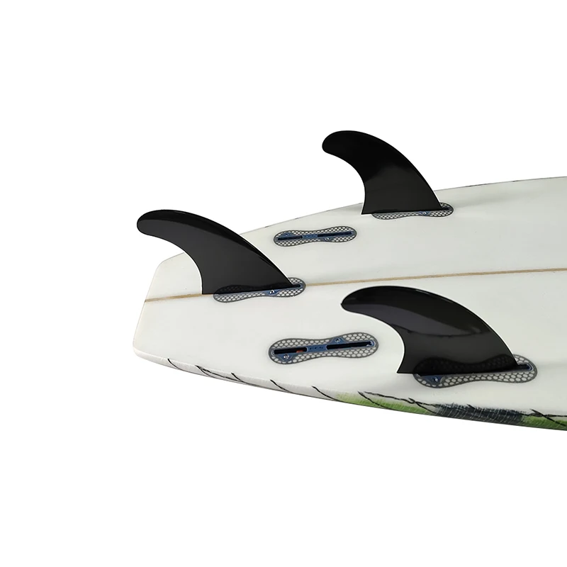 

2 or 3 or 5PCs set of plastic fins for surfing surf, double table, black fin