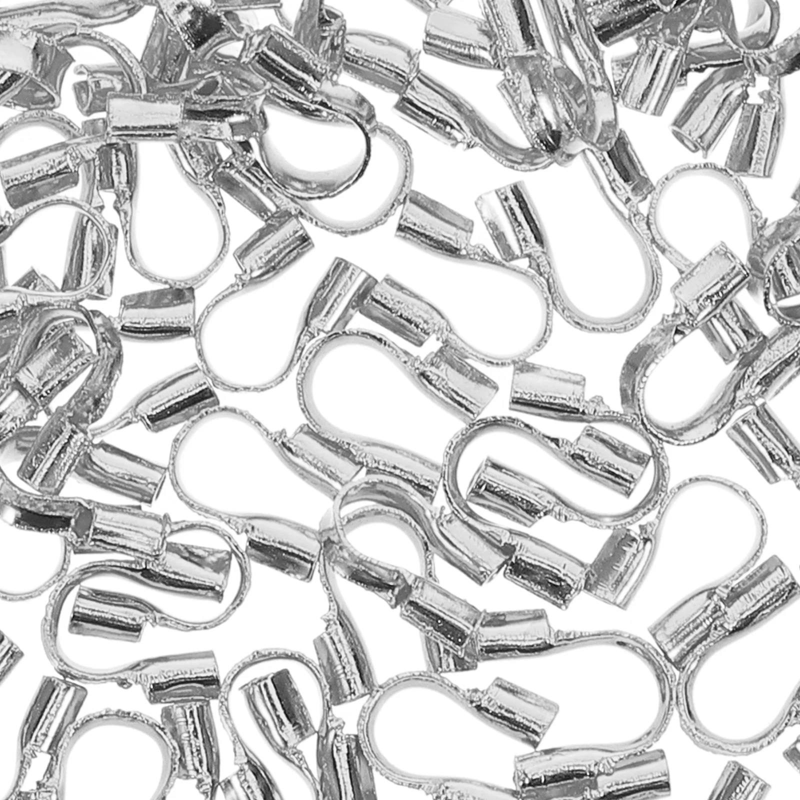 

100pcs U-Shaped Wire Guardian Copper Thread Protector for Jewelry Making Accessories DIY Craft Supplies Earrings Necklaces