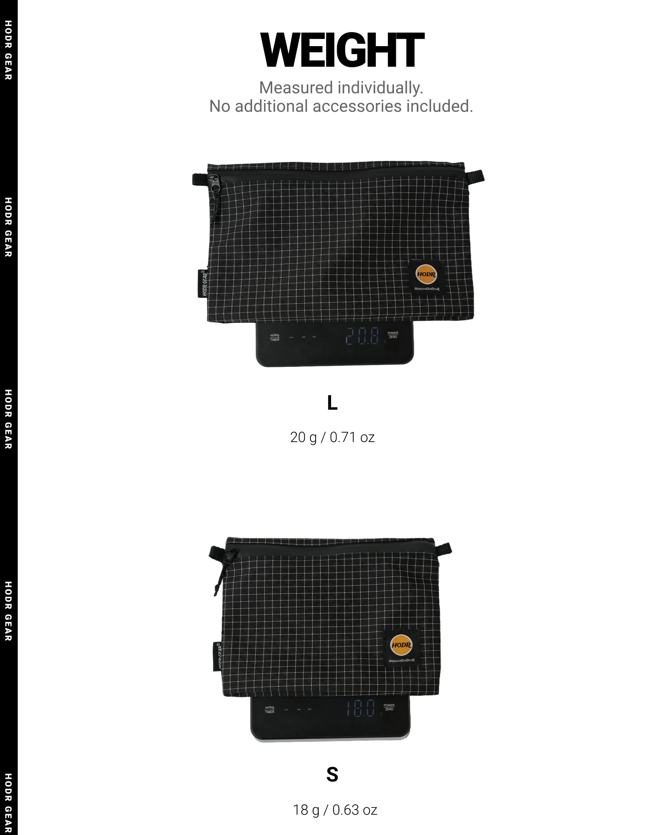 [HODRGEAR] Ditty Bag Ultraleichte, selbststehende Gripstop UHMWPE 210D Aufbewahrungstasche 18g Reiseorganizer für Erste-Hilfe-Set und Reisepass – Detail 8