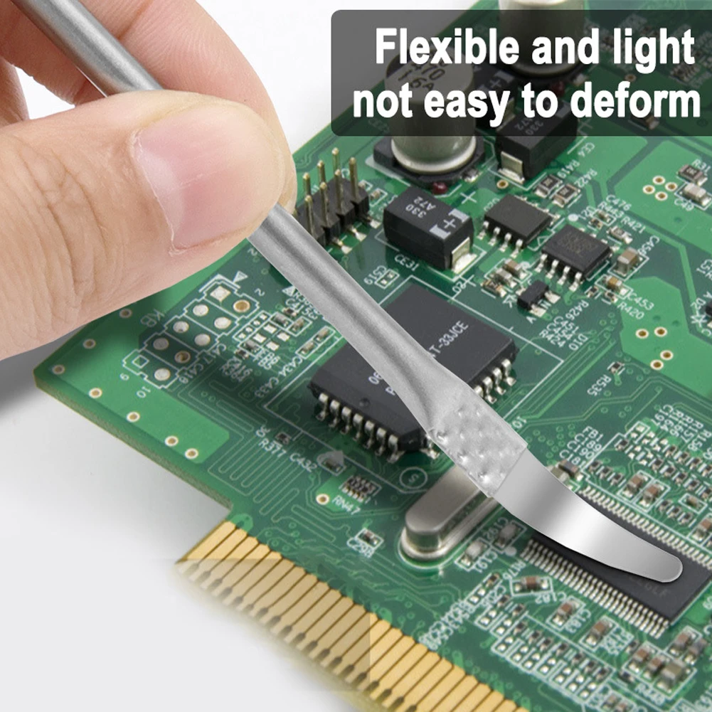 Инструменты для ремонта, металлический лопатка, 8 шт./компл., чипы процессора, лом, электронная материнская плата, телефон, практичные стержни для отжимания