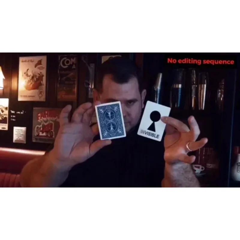 

BLINDED By Mickael Chatelain Close up Magic Trick Visual Card Magic Magia Magicians Prop Accessory Illusion Gimmick