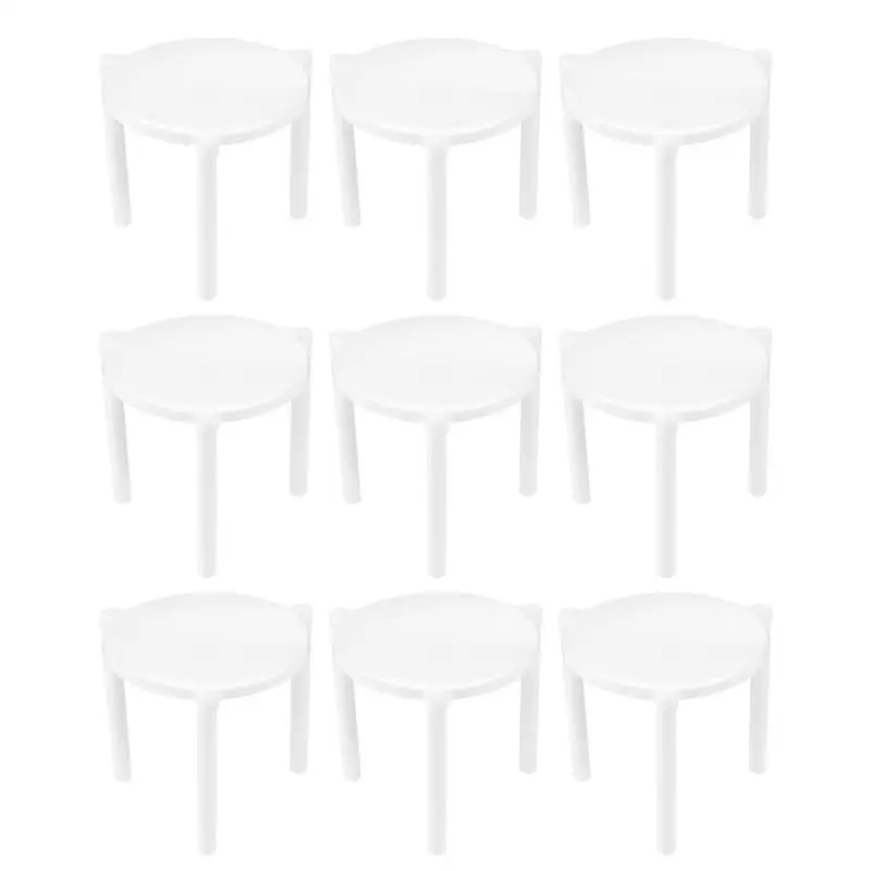 100pcs Pizza Saver Stand White Plastic Tripod Stack for Restaurant Container Takeout Support Takeaway Accessories Baking Tools